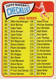 1965 Topps Baseball Cards      104     Checklist 2